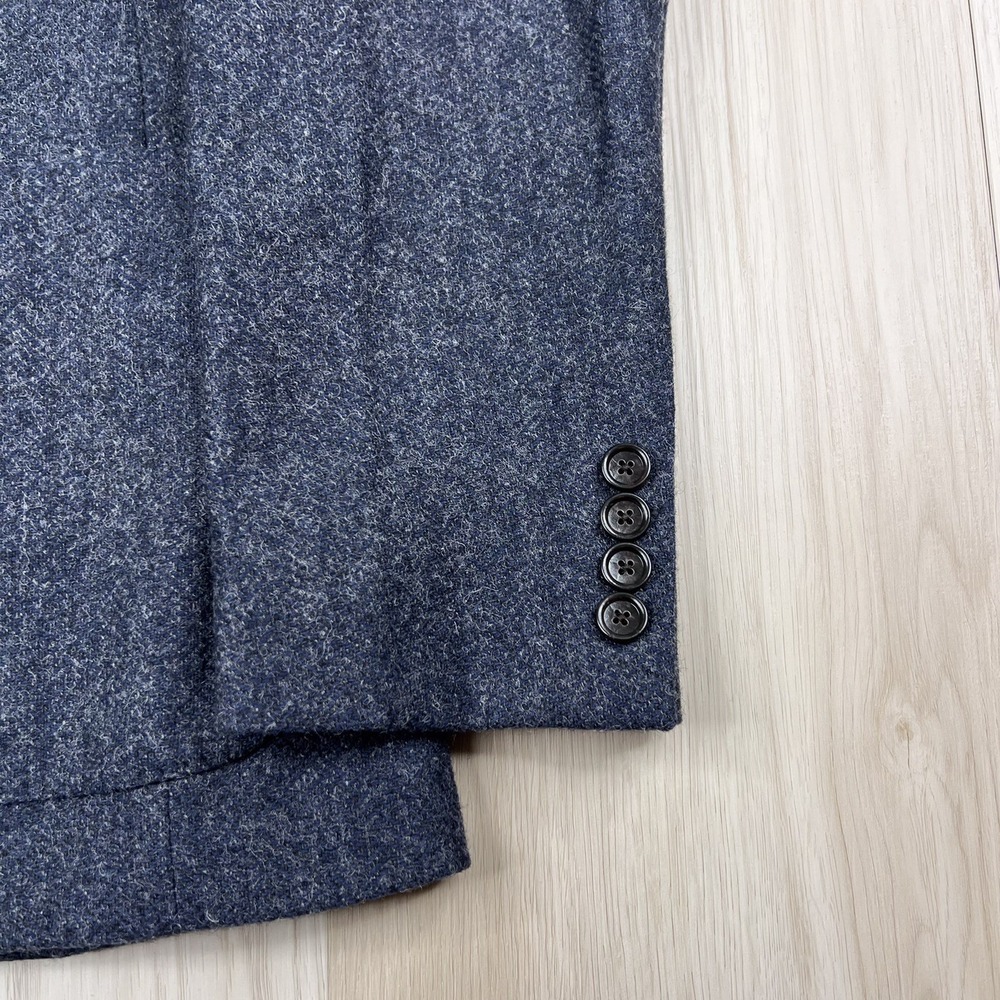 J.Crew Ludlow Slim-fit Unstructured Blazer in English Wool-Cotton Size 42L Blue - Picture 2 of 14